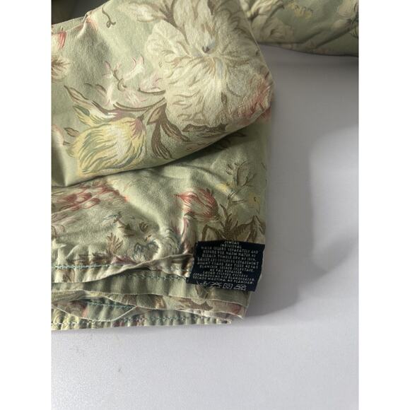 3 Pc Vintage Ralph Lauren Charlotte Floral Twin Comforter Flat Fitted Sheet Set - Picture 8 of 9